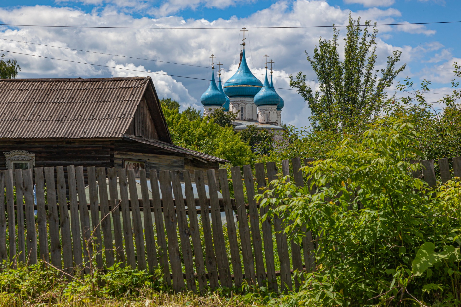 A small town with an interesting name in the Russian province