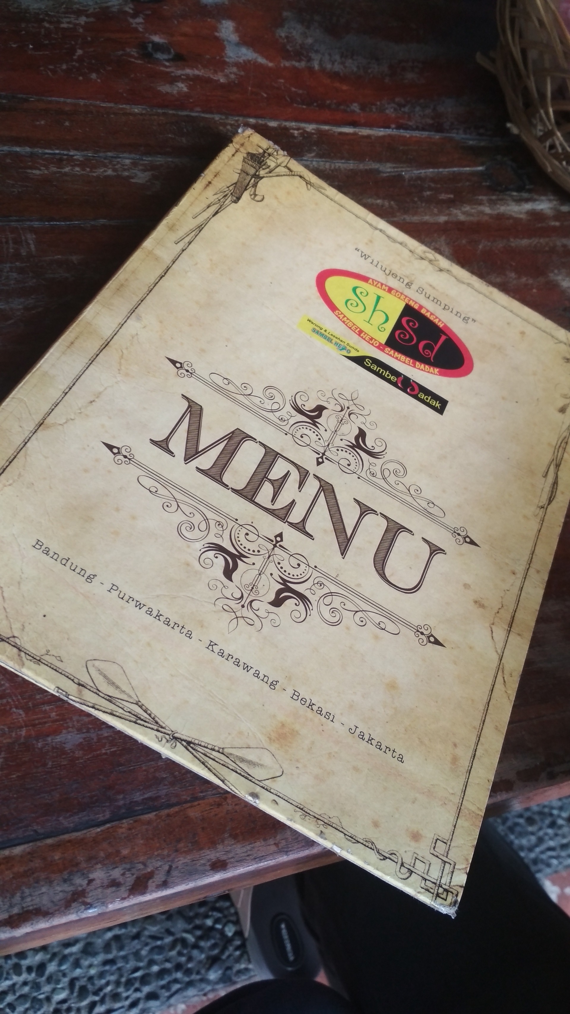 Menu list