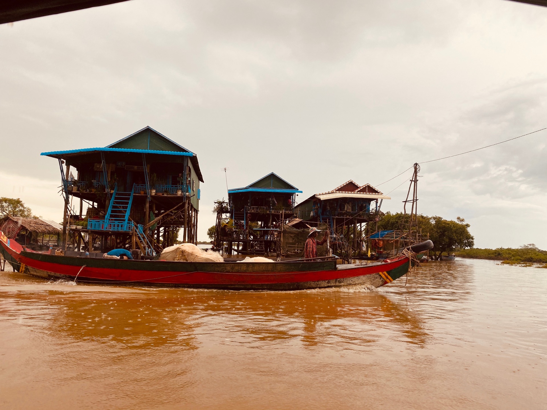 Boats instead of cars.