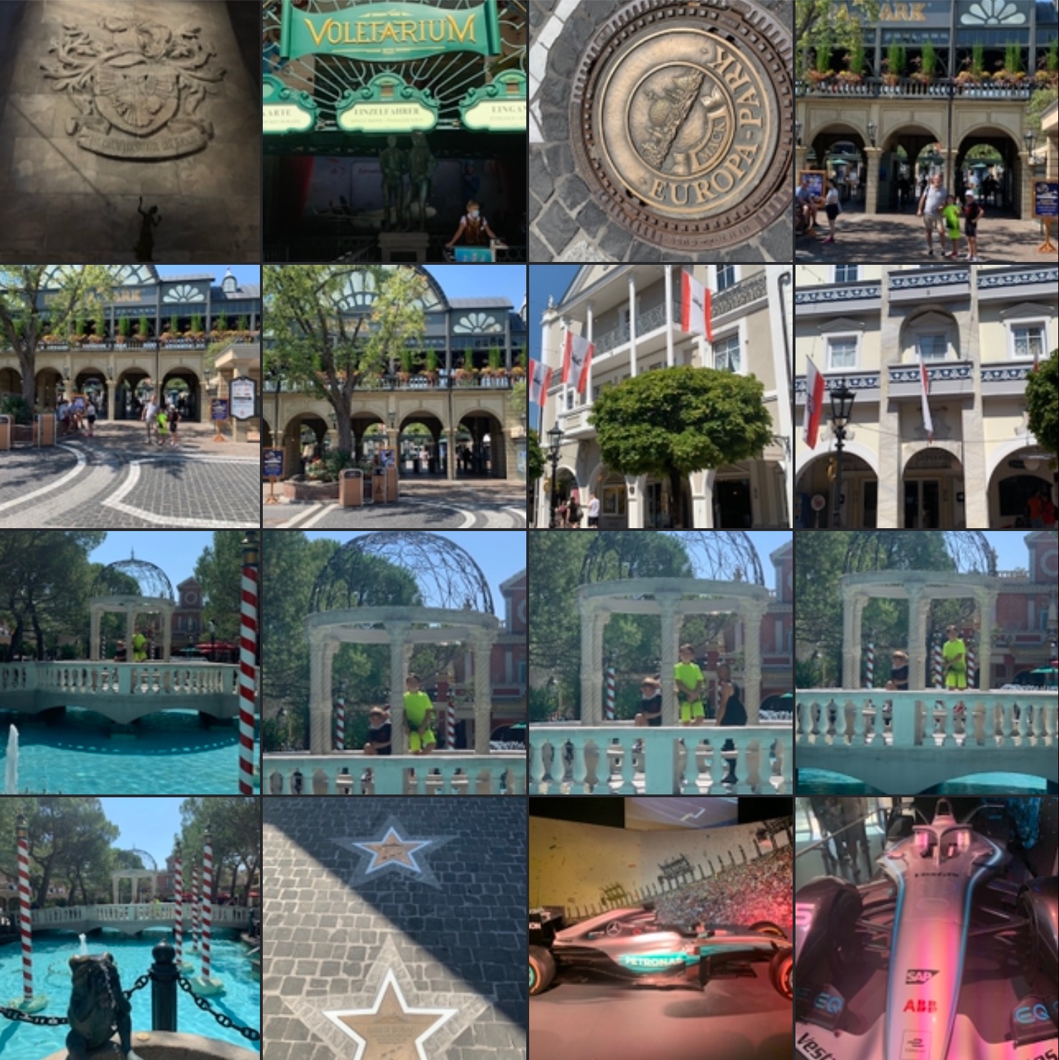 The entrance of Europa park in Rust Germany, a kids dream!