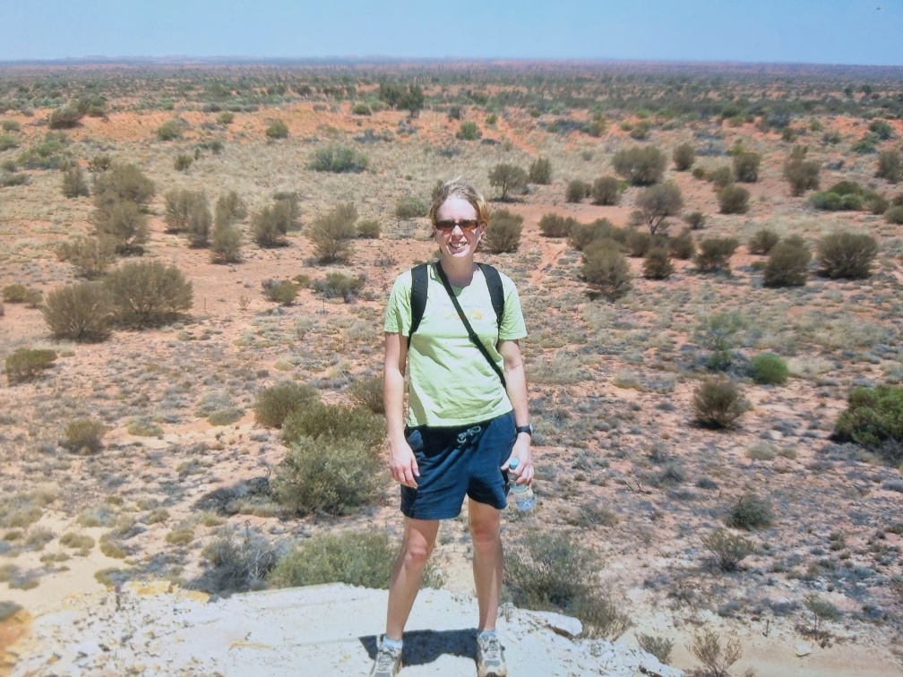 Before we had photo cameras, I don’t think I ever took a selfie. And since I also didn’t really like myself all that much back then, there aren’t that many photos of me. So this is a rare one. Me, at age 23.