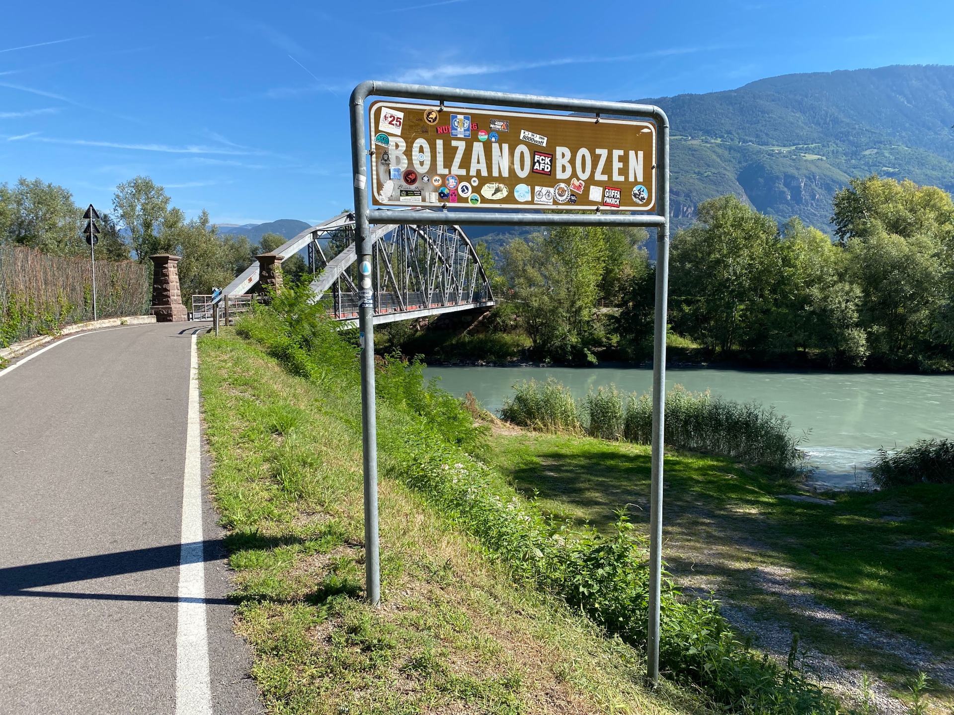 Entering Bolzano