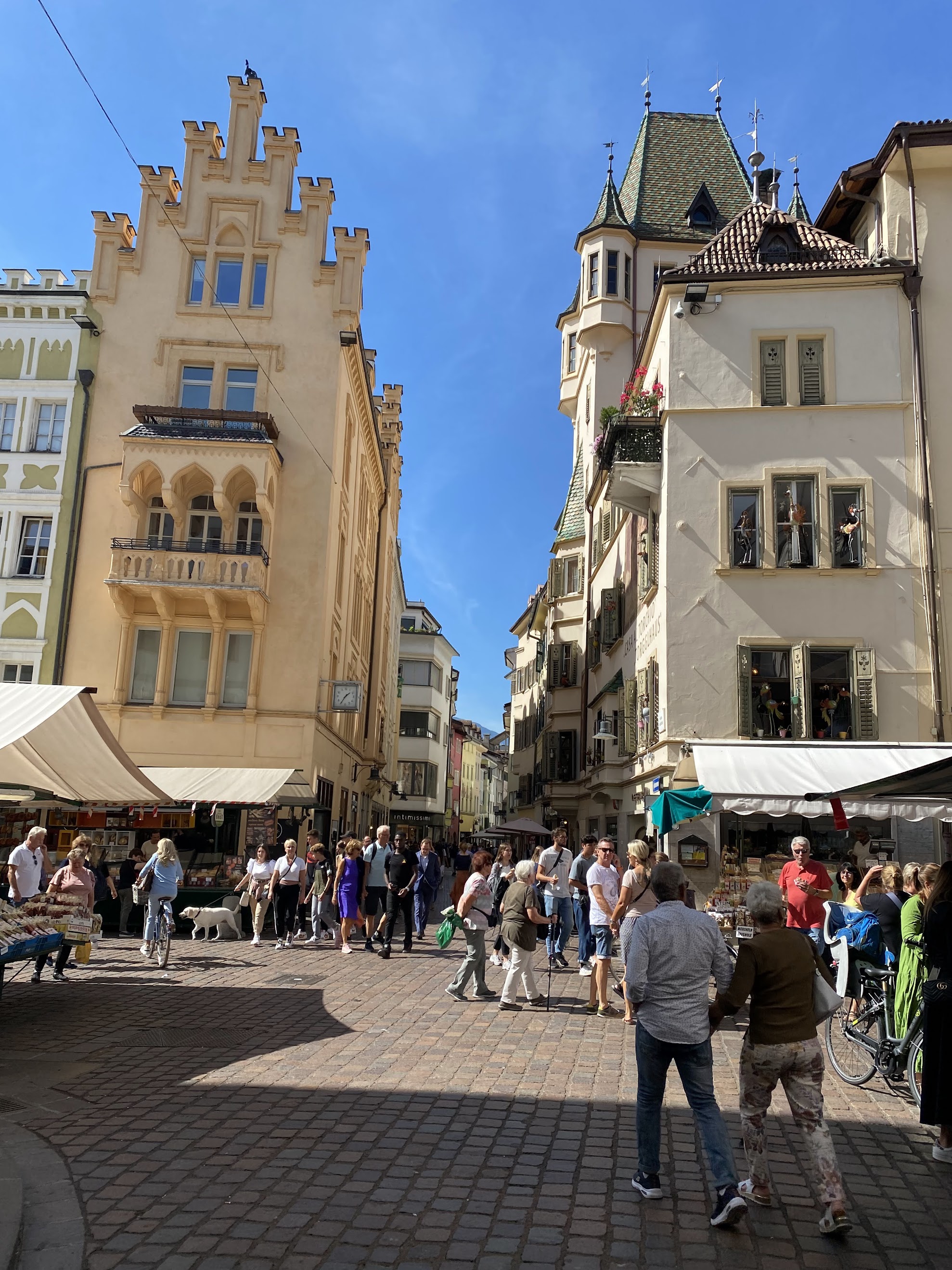 Beautiful old streets of Bolzano