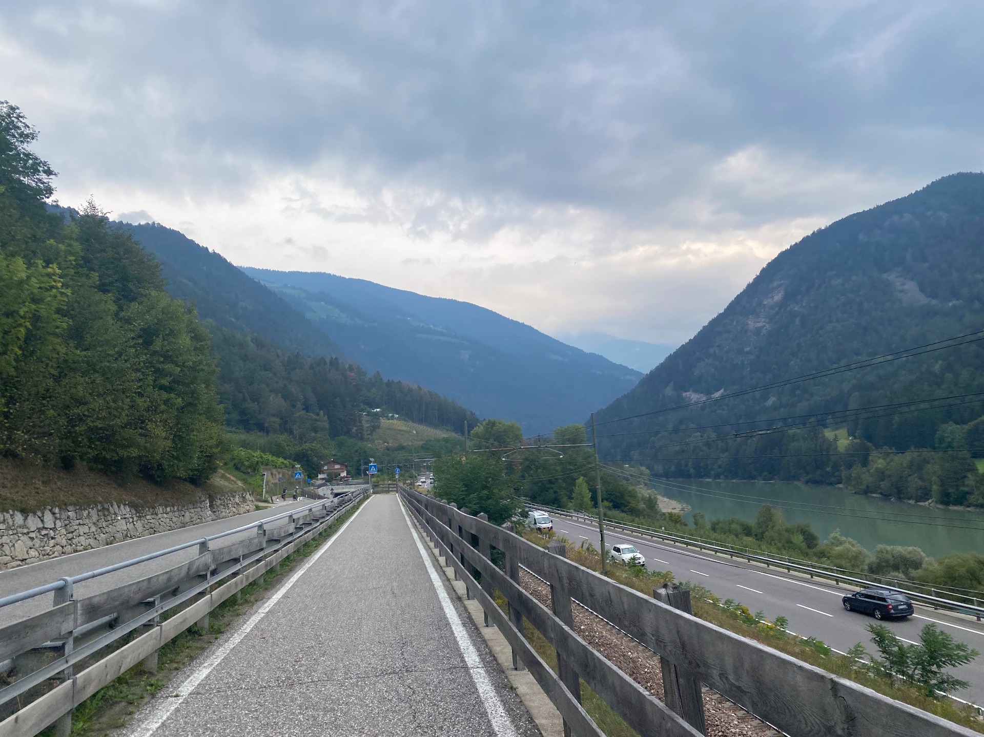 Dedicated lane for cyclists for a stress free riding experience
