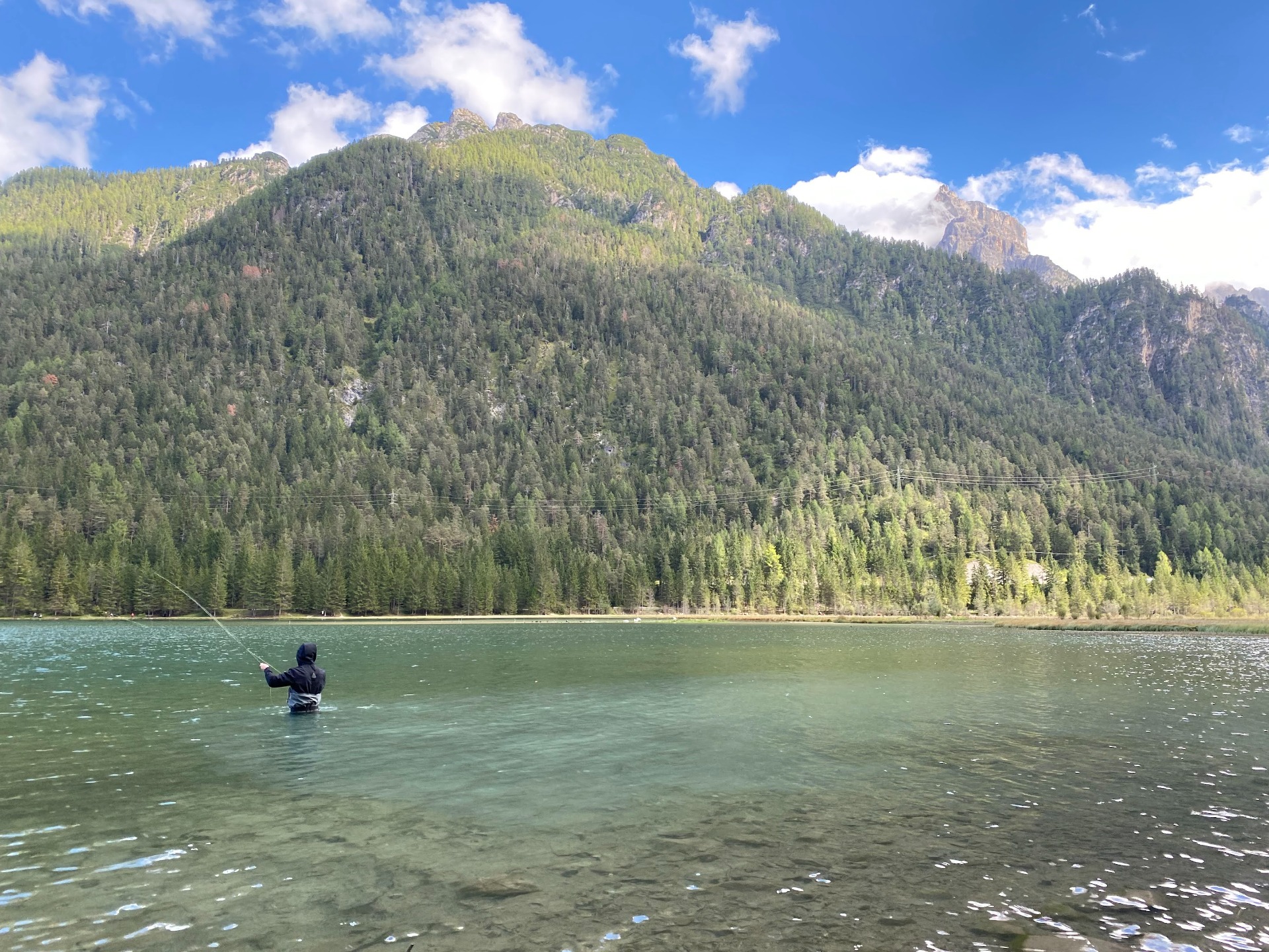 Interesting to watch this trout fisherman