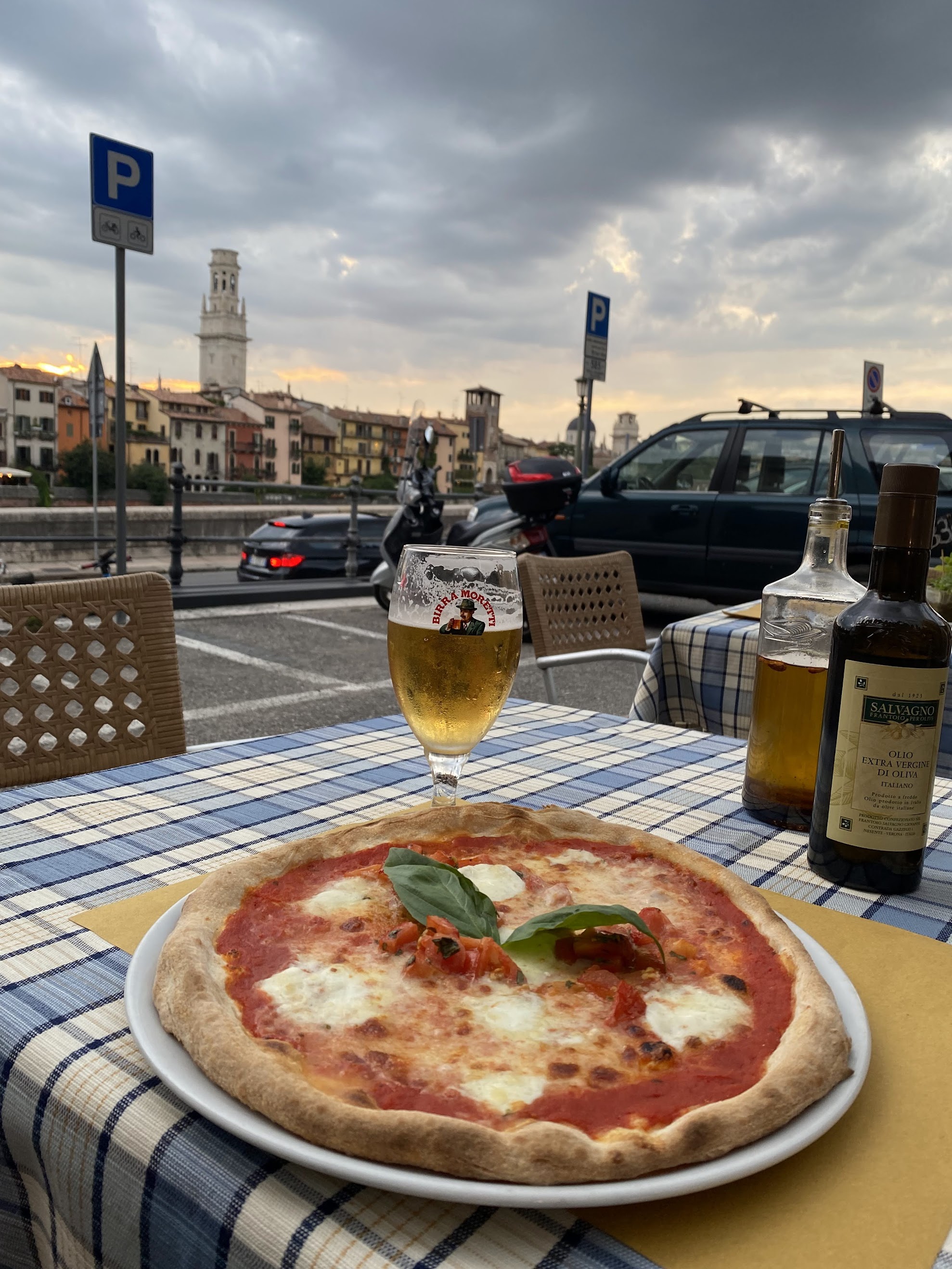 Had a very good pizza at the Ristorante Redentore nearby