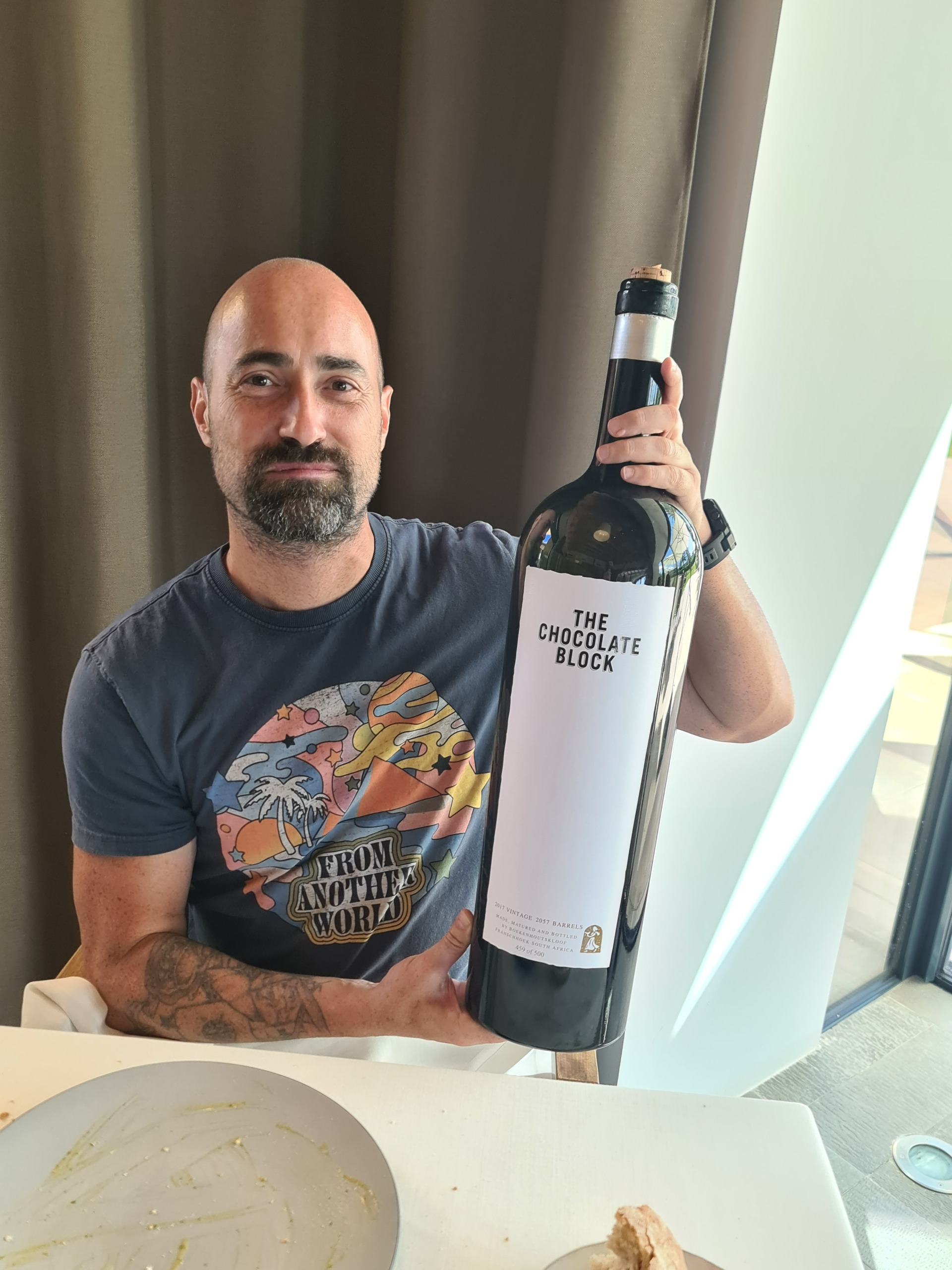 Dresden and the Salamanzar (9L.) ”The Chocolate Block” bottle.