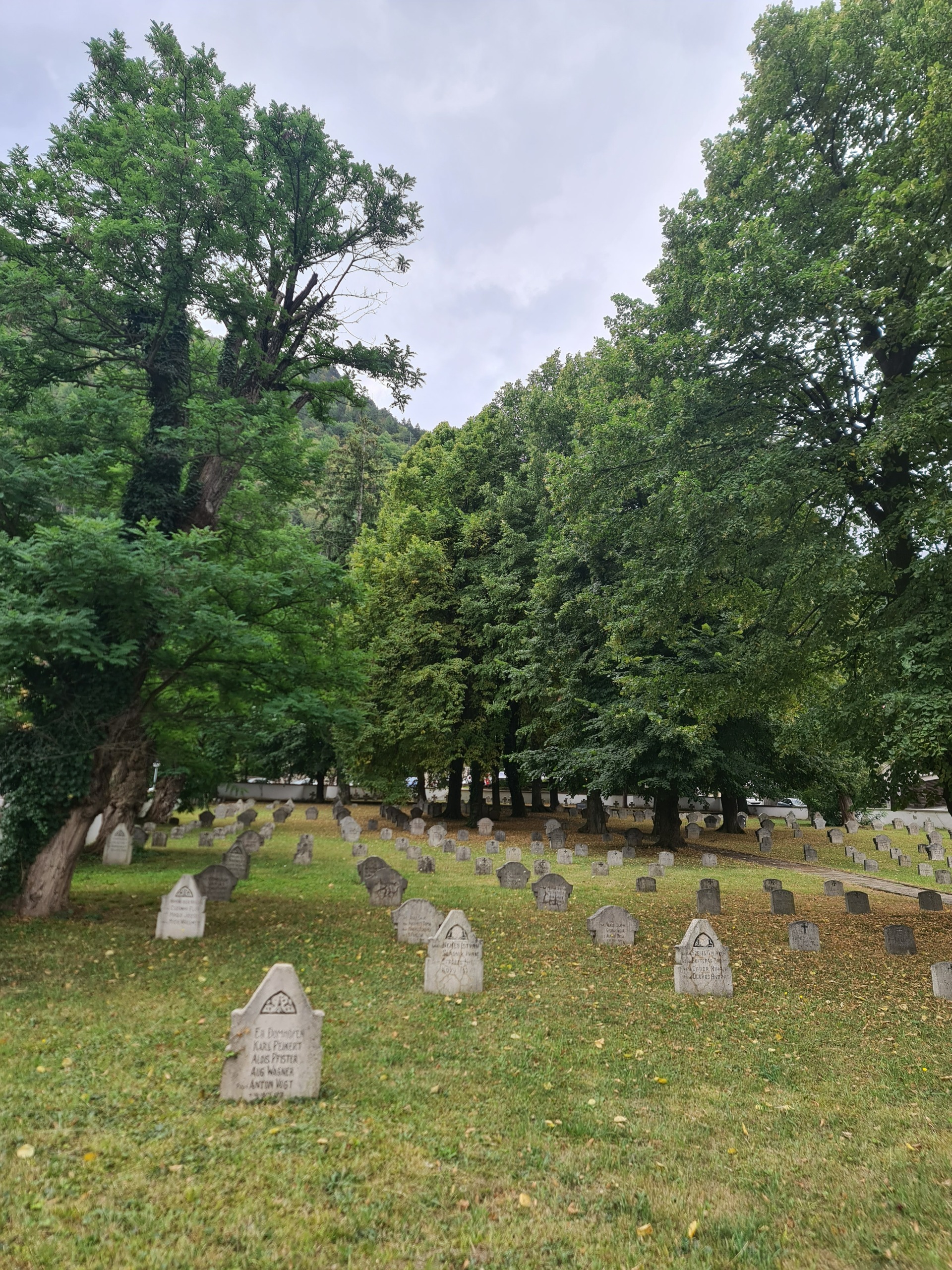 Graveyard close to the Nature Reserve.