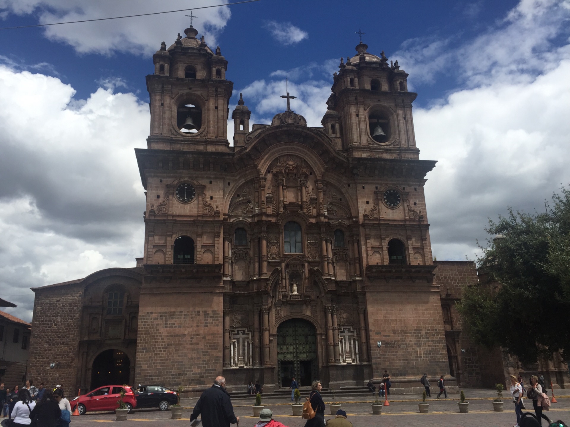 The Cathedral right in the one side of the Plaza