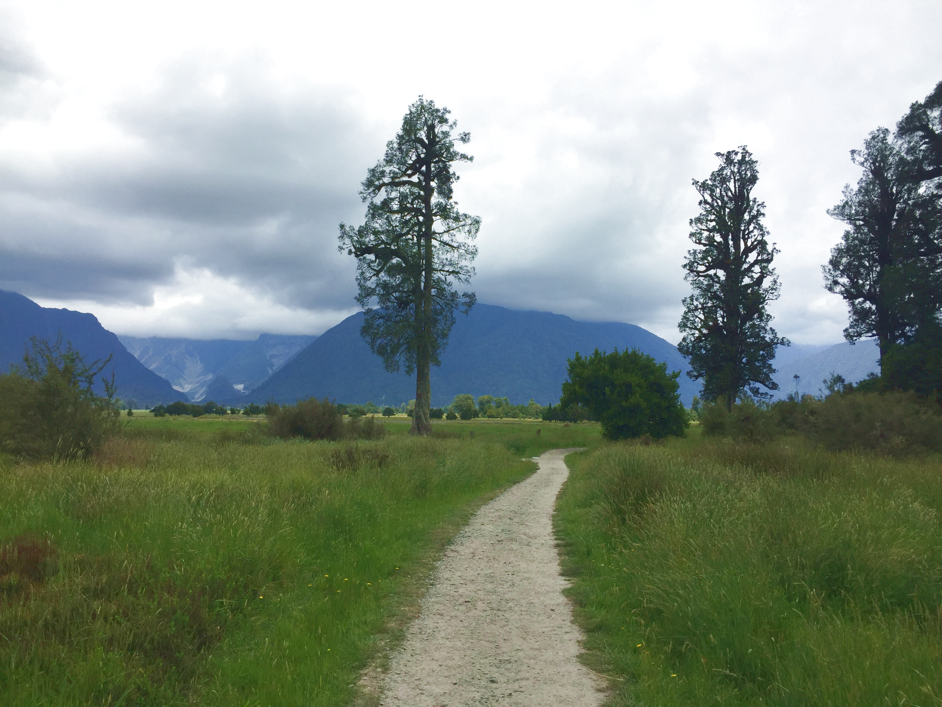 Nice walk from the parking lot