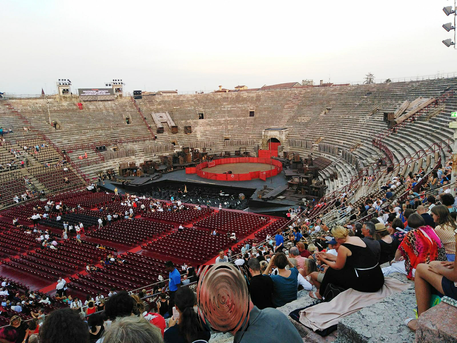 A few minutes before the performance - some seats are still available