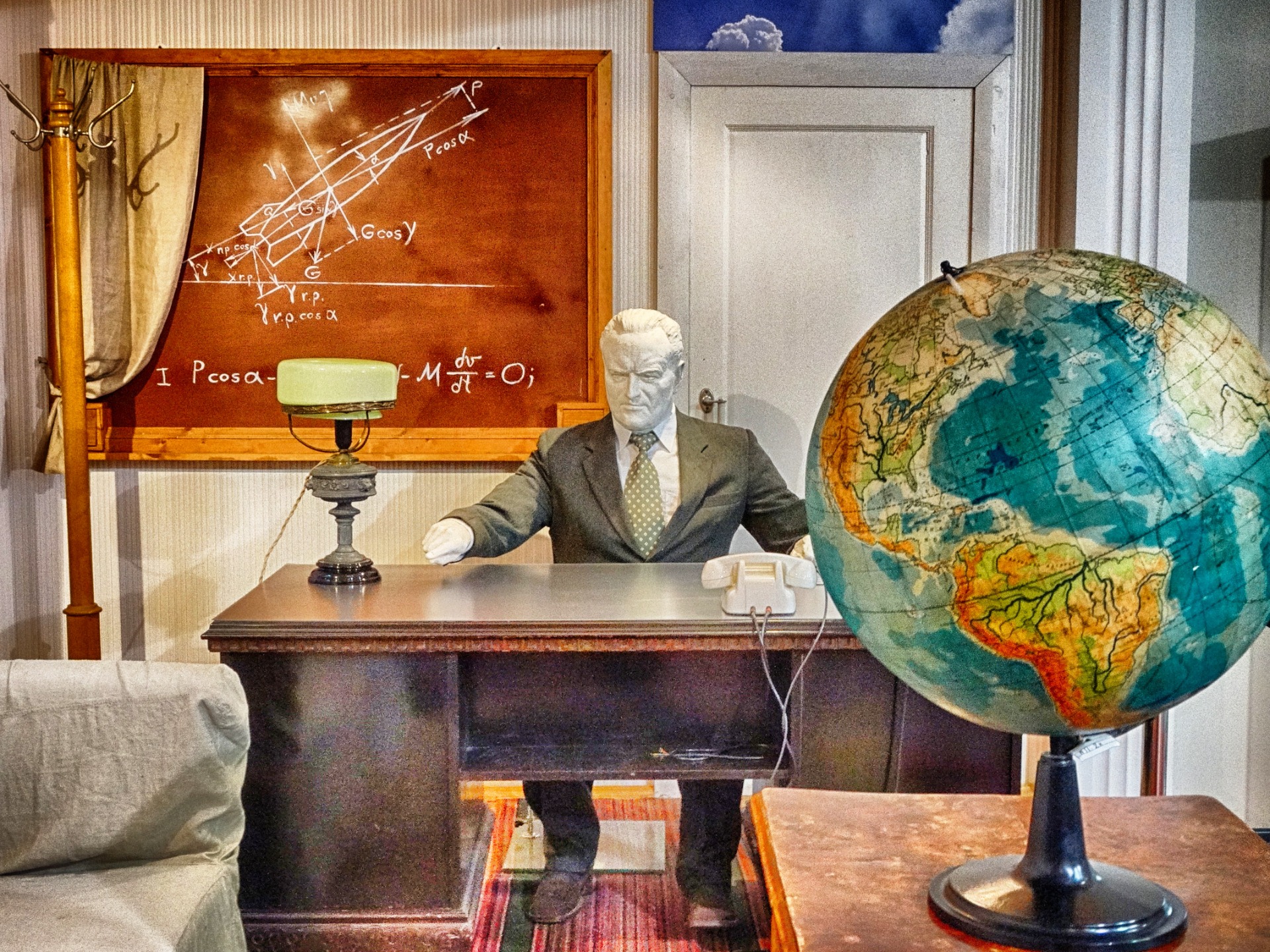 A soviet bureaucrat is planning to conquer space