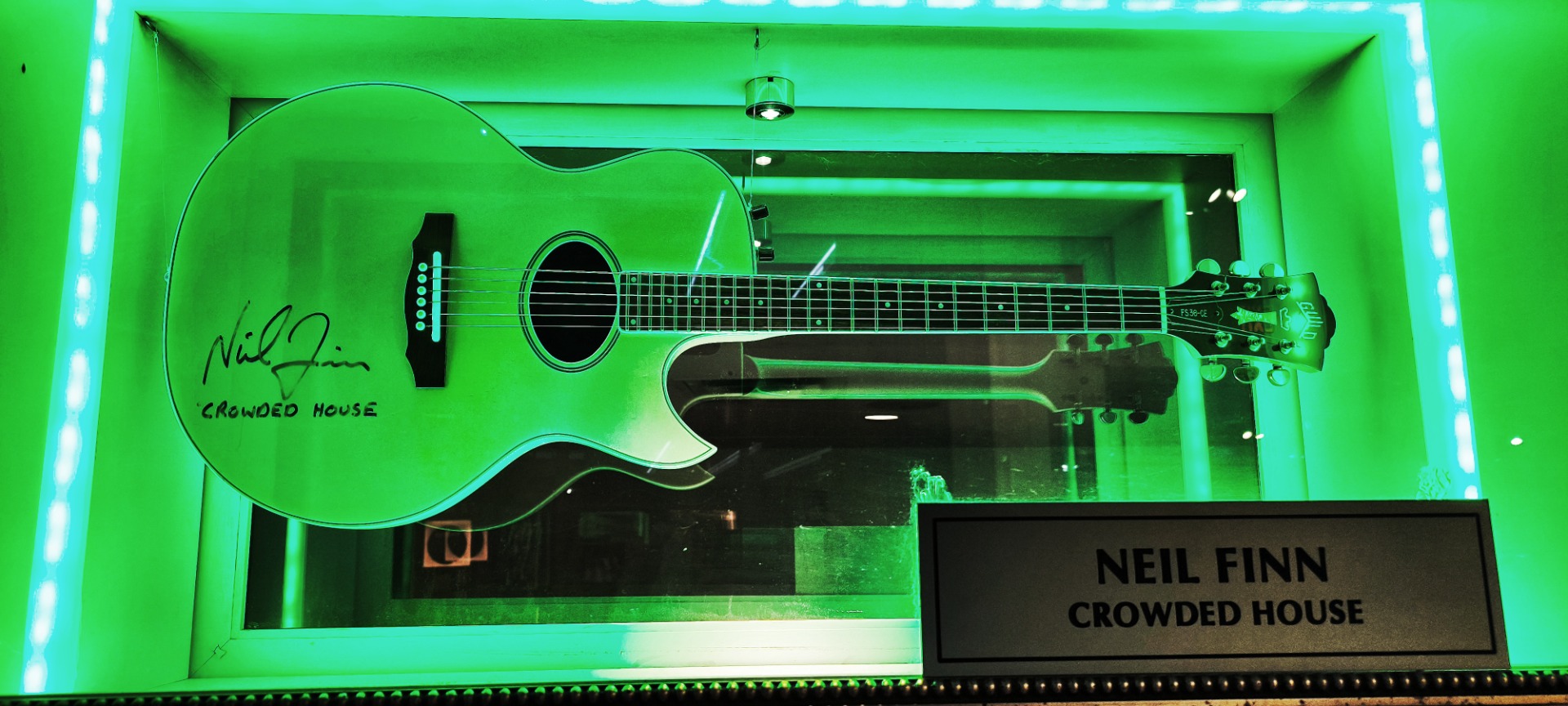 One of dozens of famous guitars