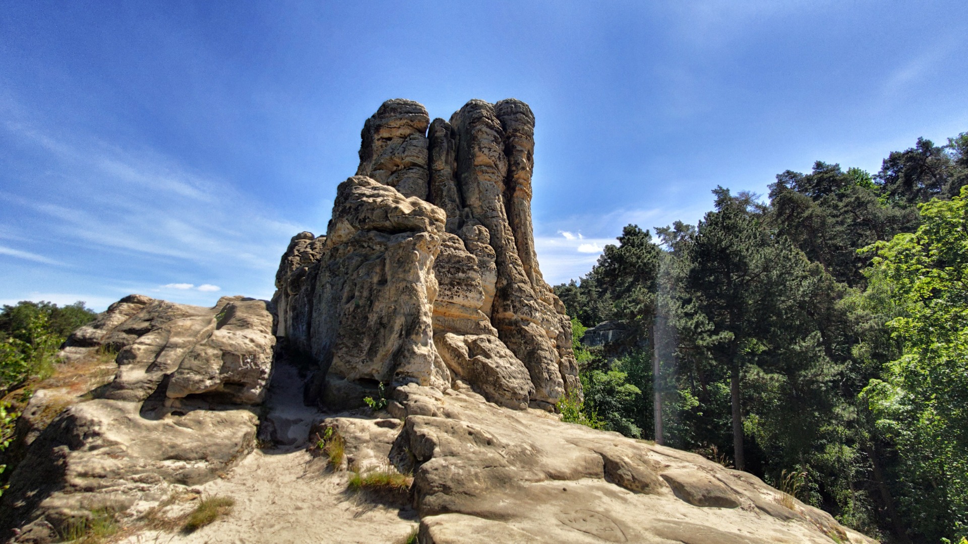 Strange rocks.
