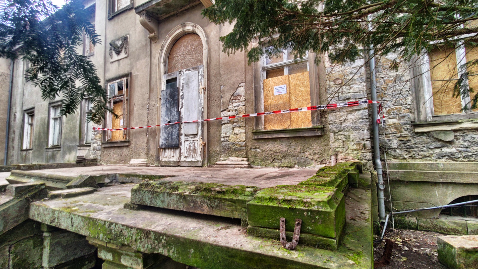 The back door