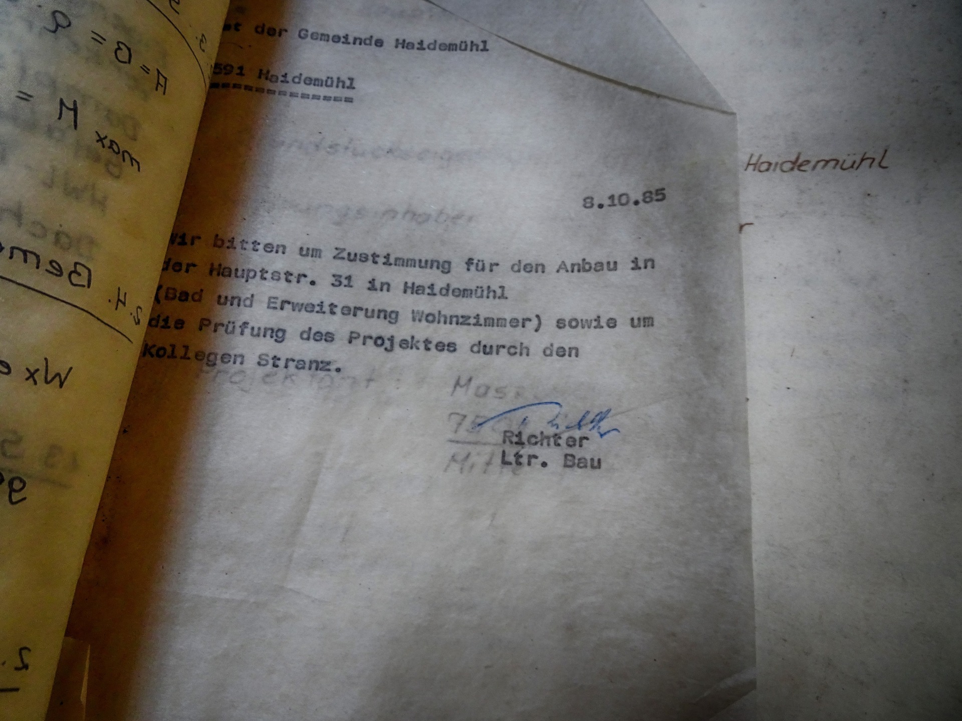 One of the lost documents