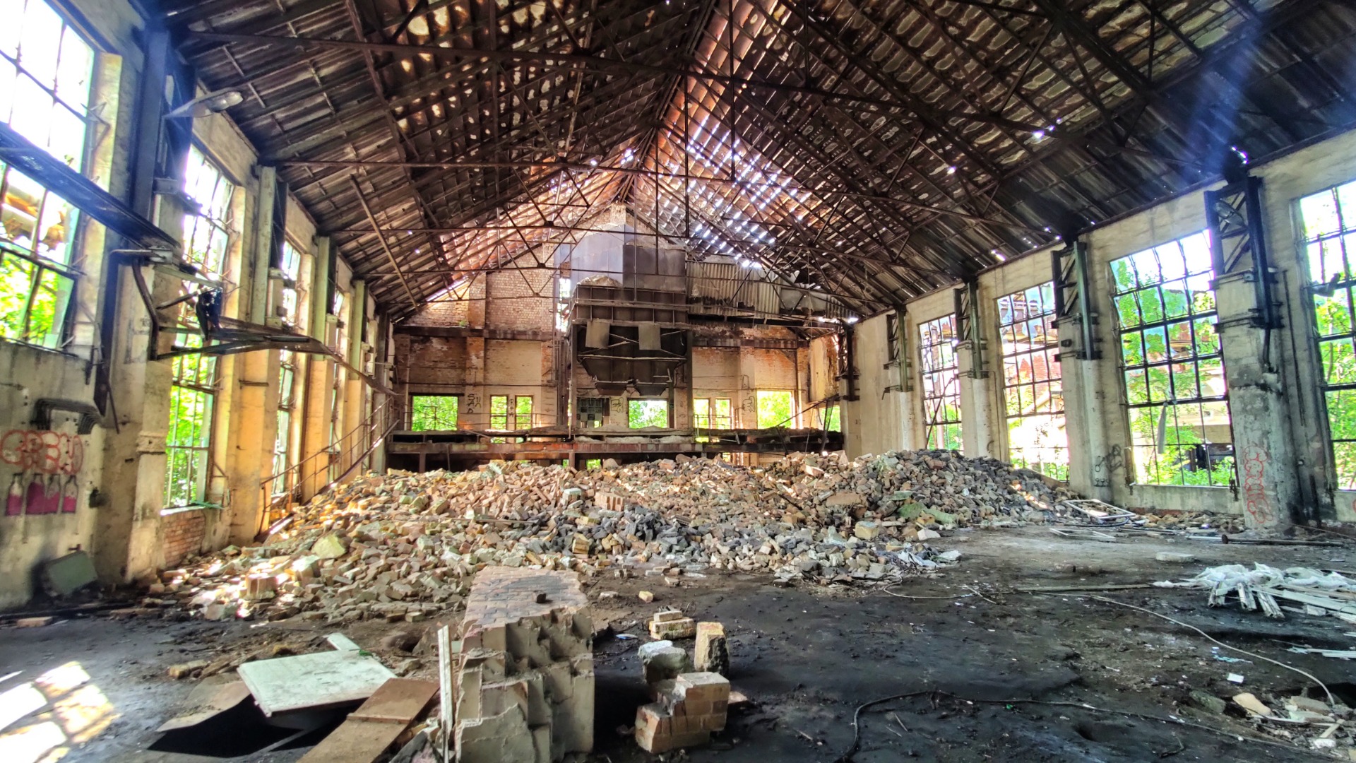 The great hall of glass.