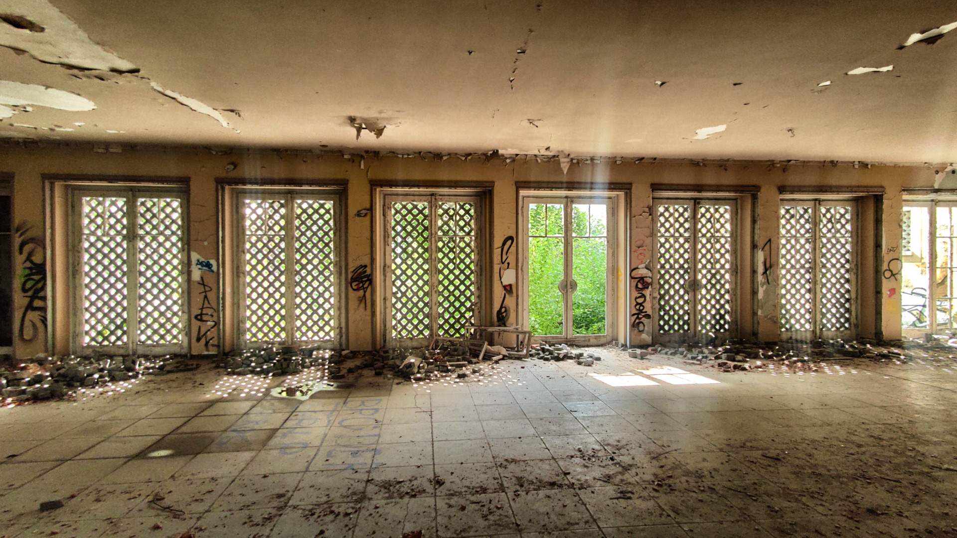 The place where once a pub was