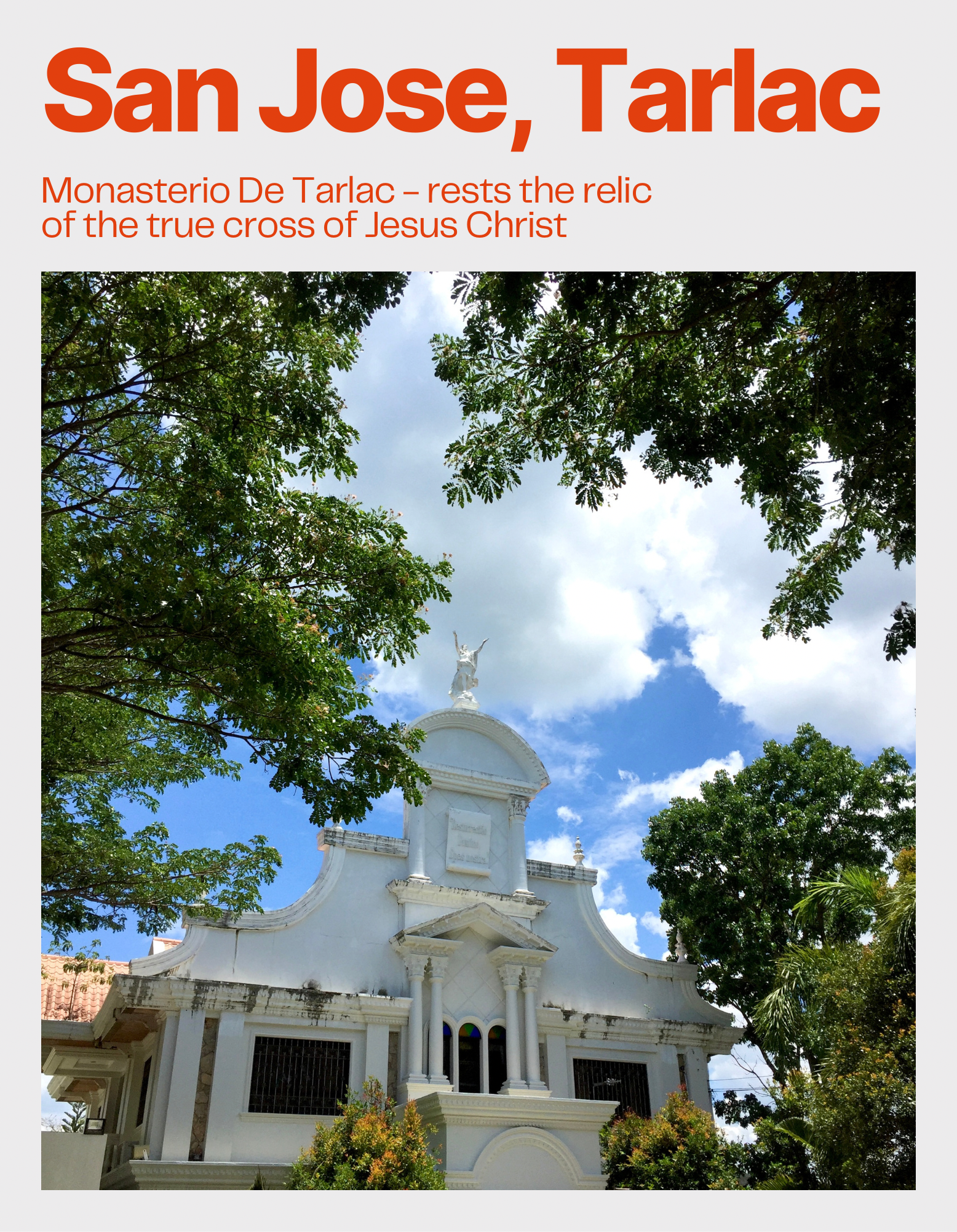 Resting place of the relic of the true cross of Jesus Christ.