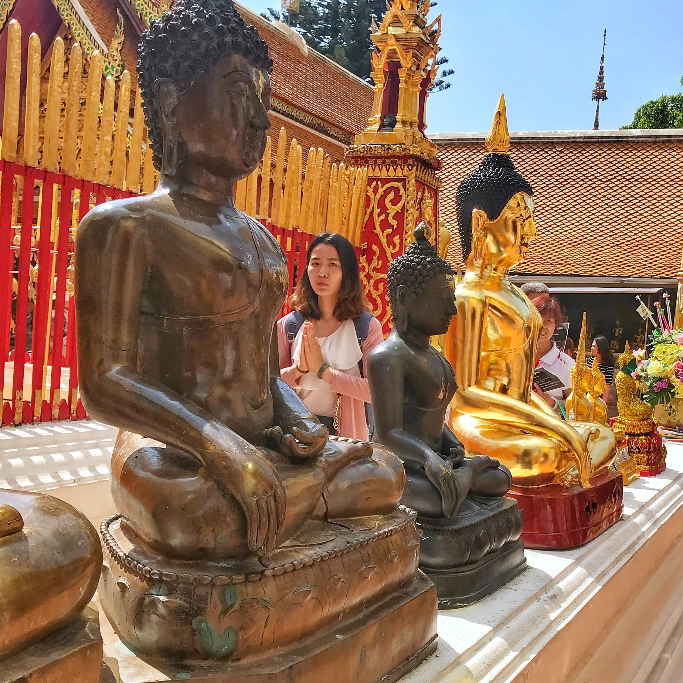 You can also participate in prayers while at the temple.
