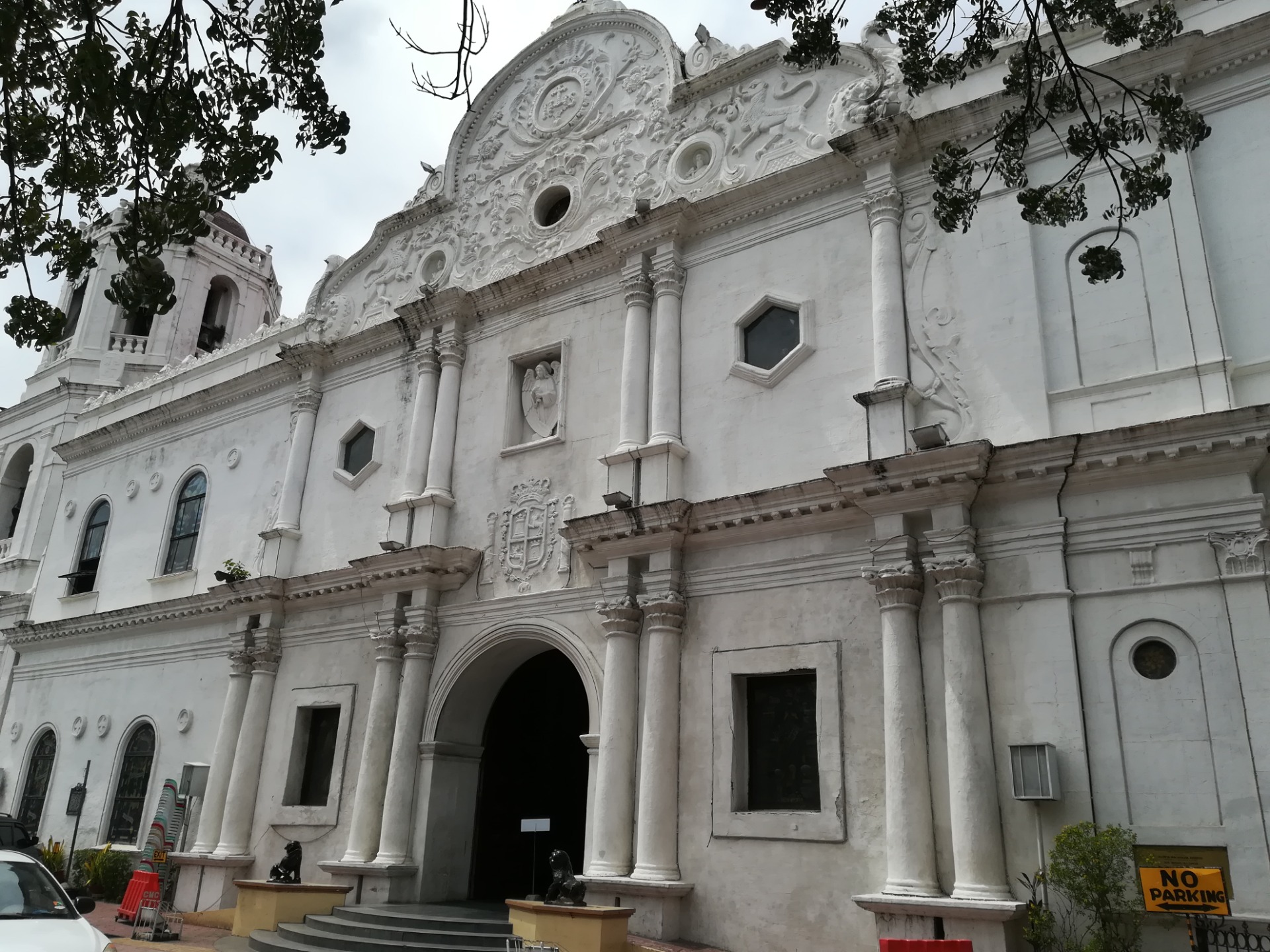 entrance of the church