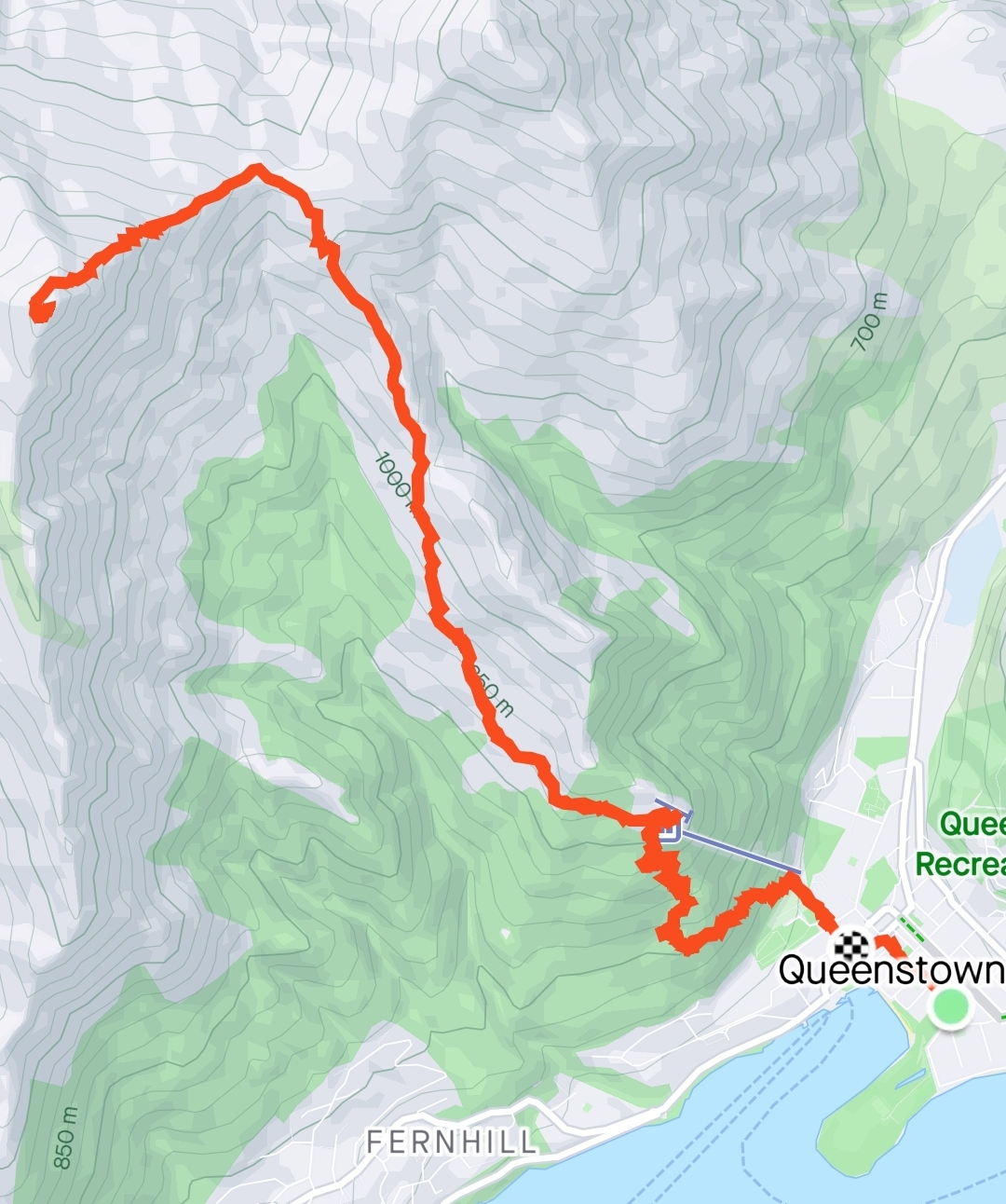 Just over 18 kilometres as I started my watch from our accommodation and stopped it at Vudu Cafe where we grabbed a late lunch.
