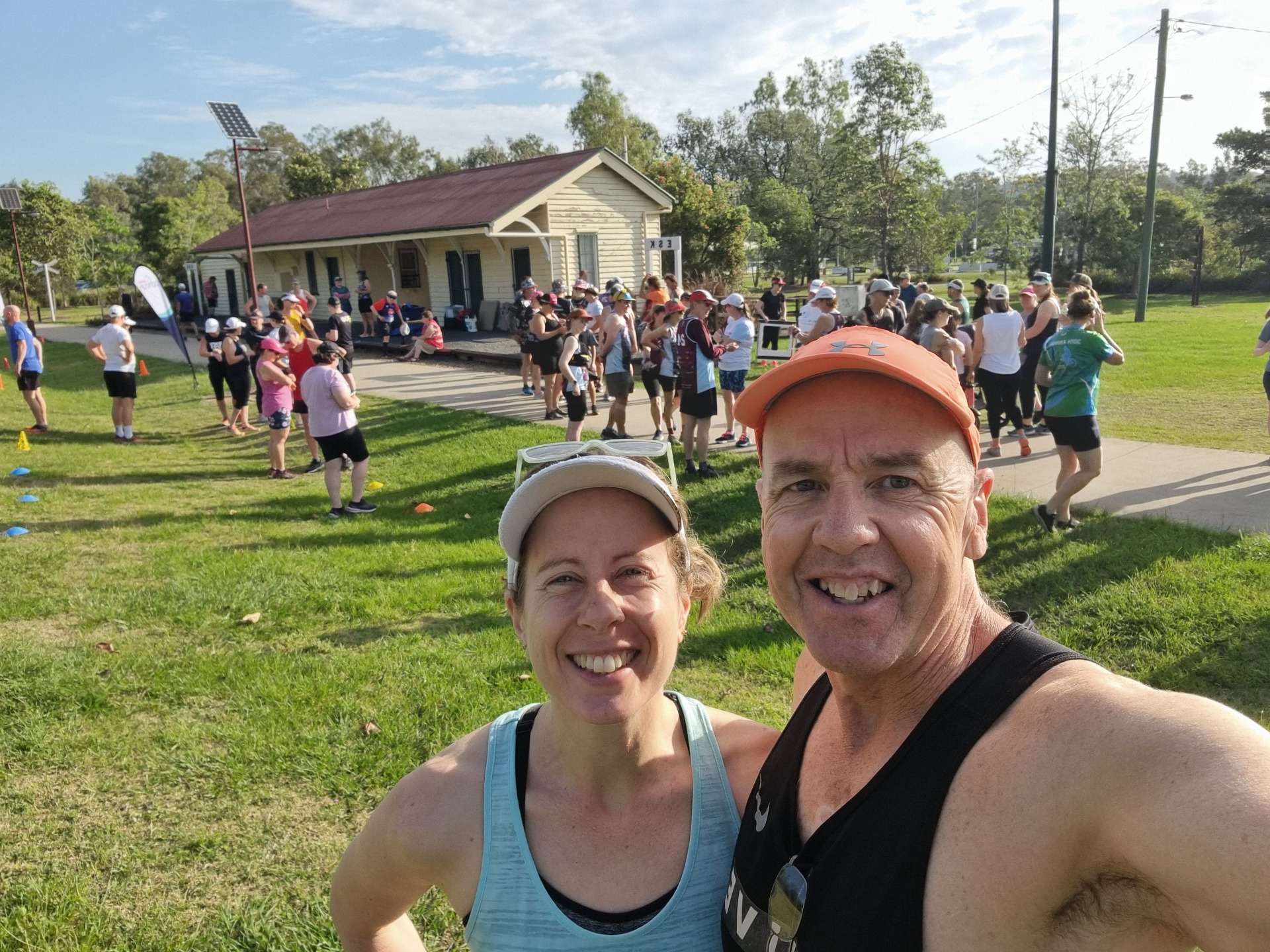 Old Esk Railway Station parkrun, Queensland, Australia.