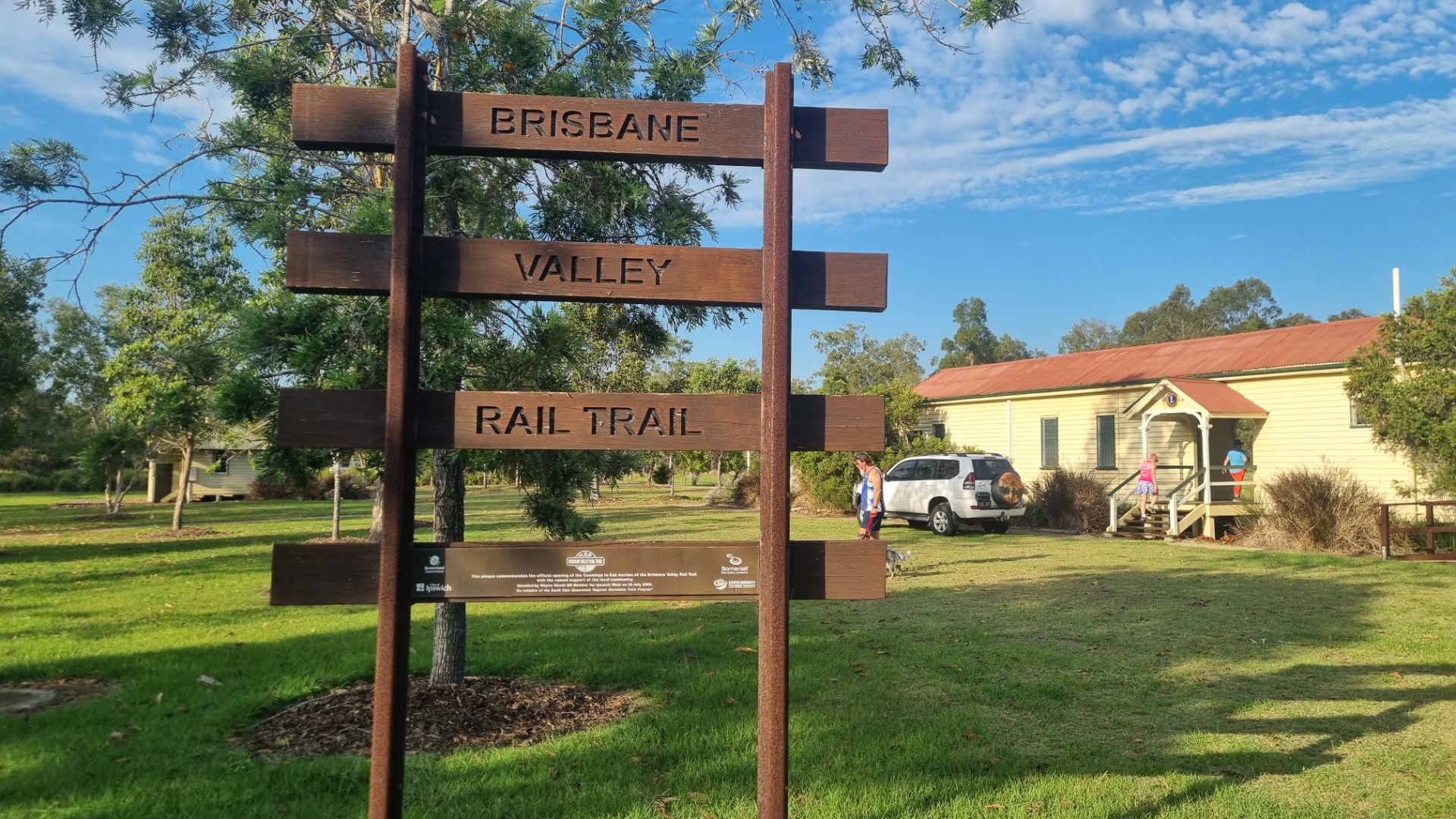 Old Esk Railway Station parkrun, Queensland, Australia.