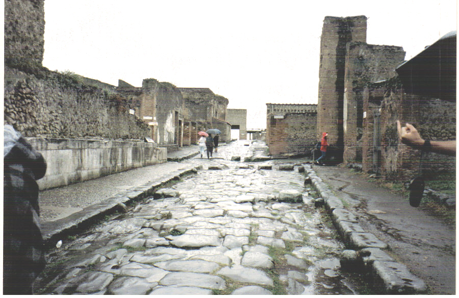 From Pompeii the bus drove onto a ferry at the bottom of Italy, Brindisi rings a bell and into Greece for a week before return up the north coast line of Italy to Venic