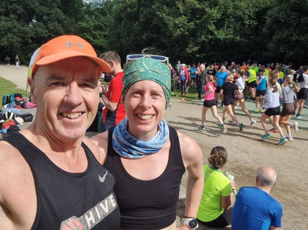 It was fresh in the wind but nice in the sun for the three laps around on a gravel path. I just don’t run that well when travelling, it must be all the tourist walking we did the day before. I struggled to run 25:23 minutes on this very flat course.