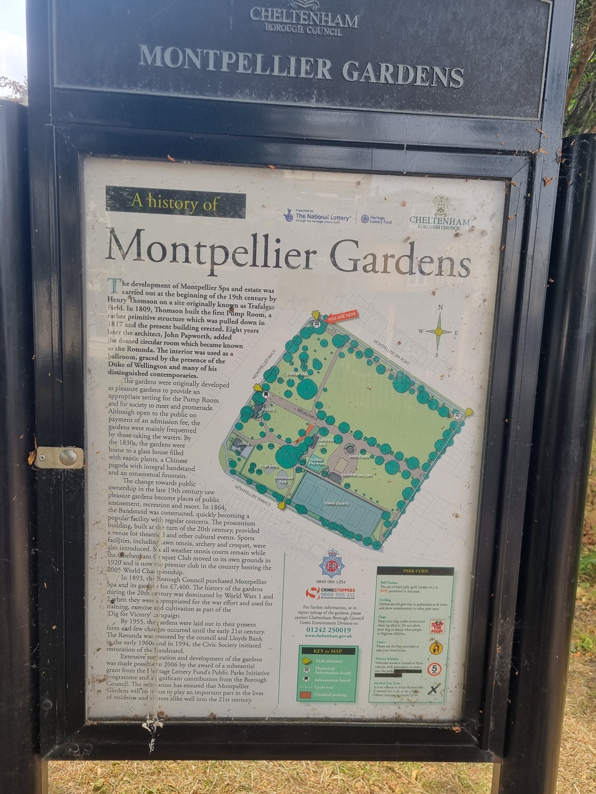 We parked the hire car near Montpellier Gardens which was nothing really special but a bit of a walk in a green space sure beats driving for hours on the motor ways.