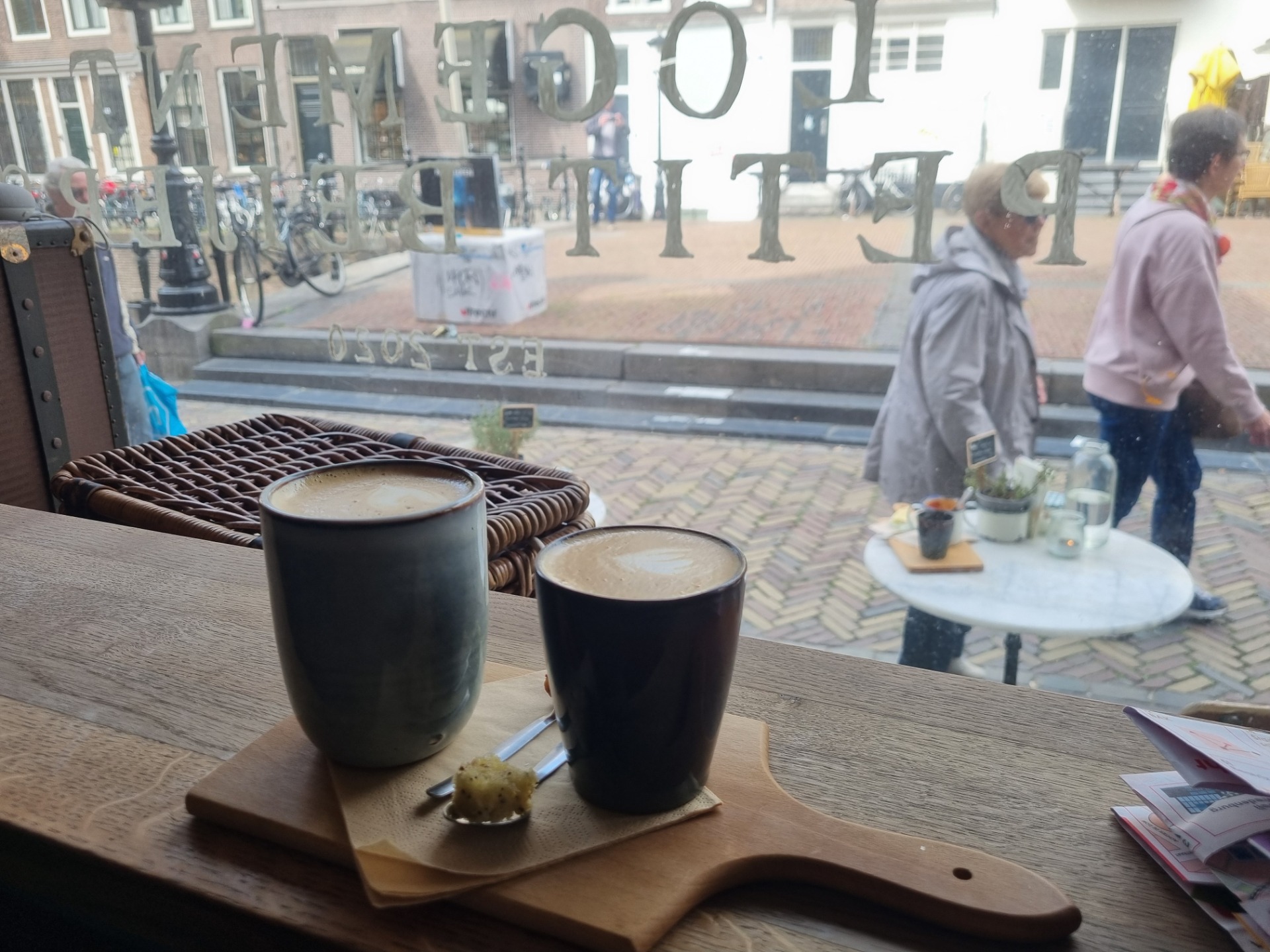 The coffee was good.