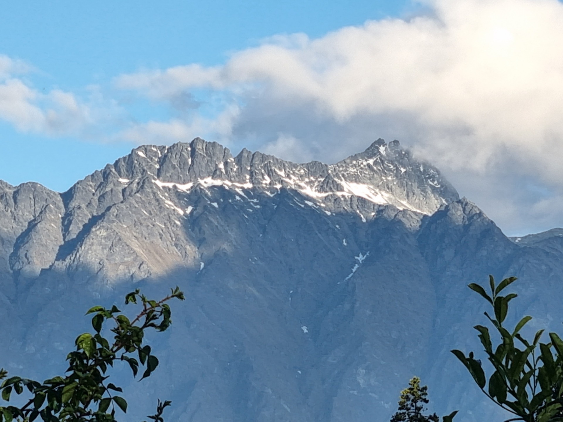 Surrounded by some big mountains where lots of winter activities take place.
