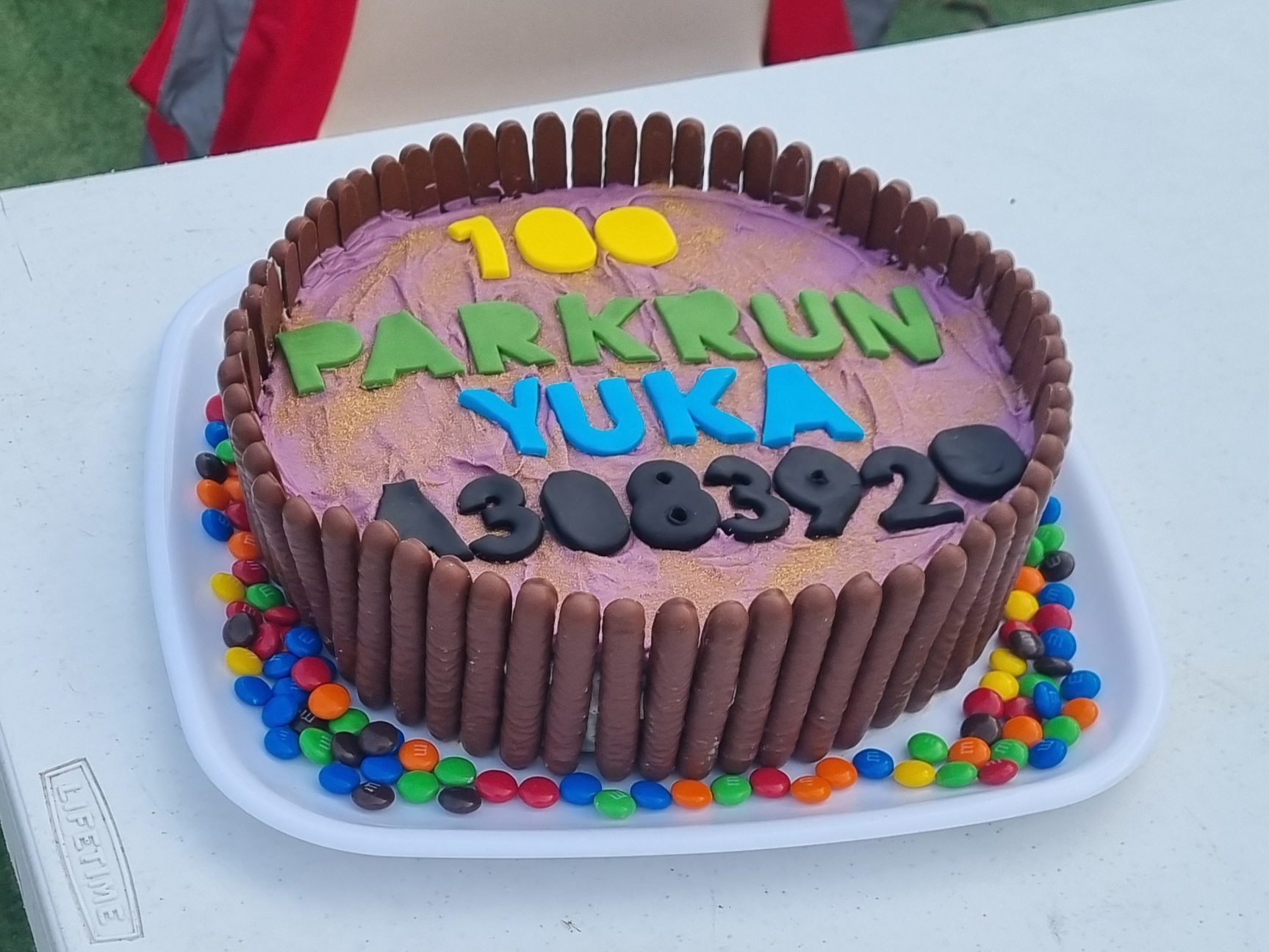 Yuka was celebrating her 100th event, they have a really strong community around this parkrun which almost feels like a running club.