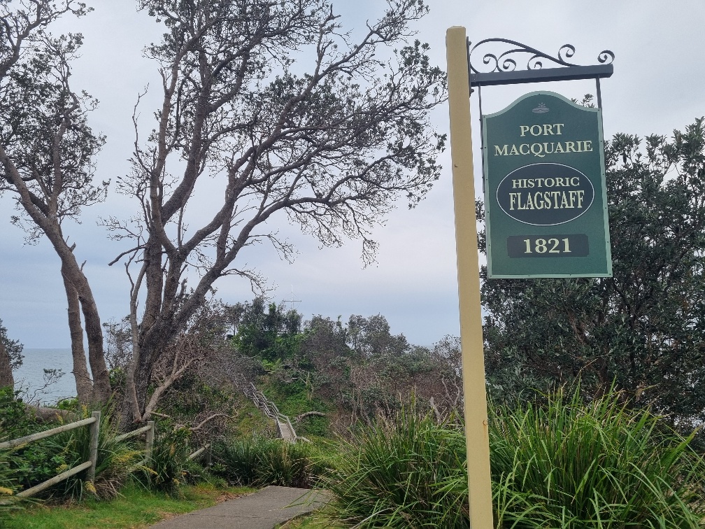 At the southern end of the beach is flagstaff Cove and a look out. I checked it out quickly while on an afternoon run but there was not much too see other than the ship wreck plaque.
