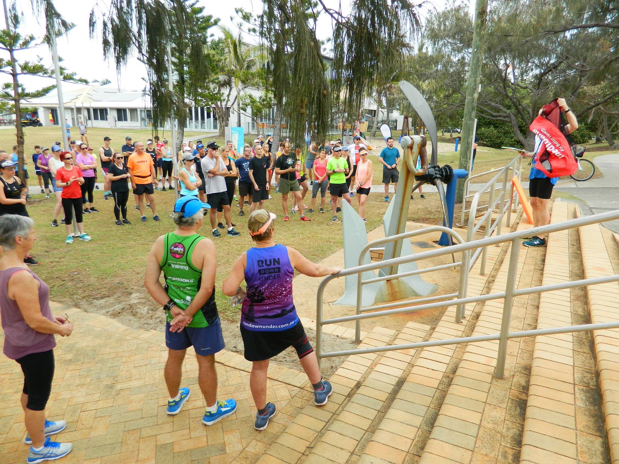 The run brief before hand.