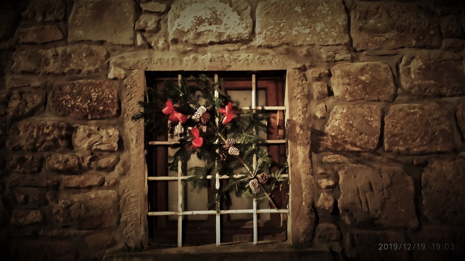 Special window in Christmas.