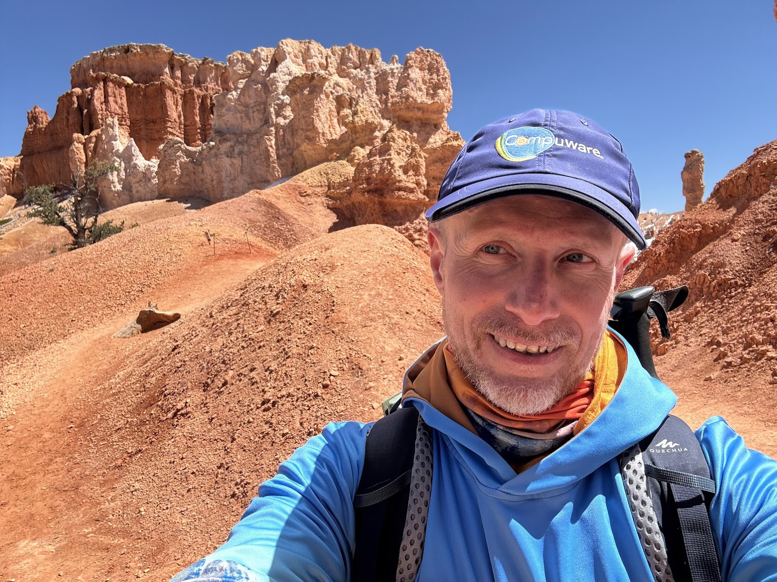 Author in the Bryce Canyon National Park, Utah