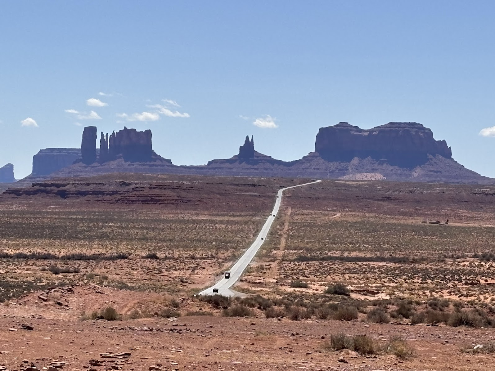 Monument Valley, AZ seen from Forrest Gump Point (UT)