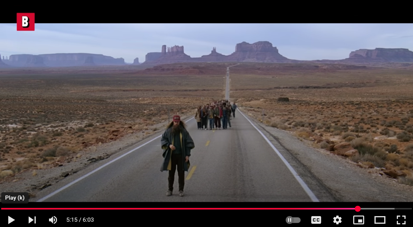 Forrest Gump ends his epic run