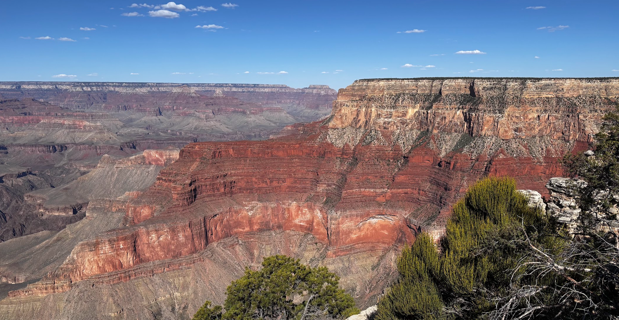 Grand Canyon South Rim Trail (view near Monument Creek), AZ