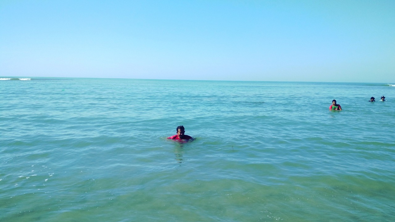 I swim..