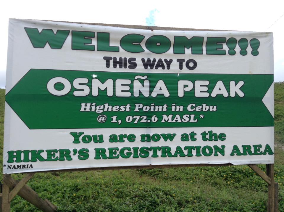 In the hiker’s registration area