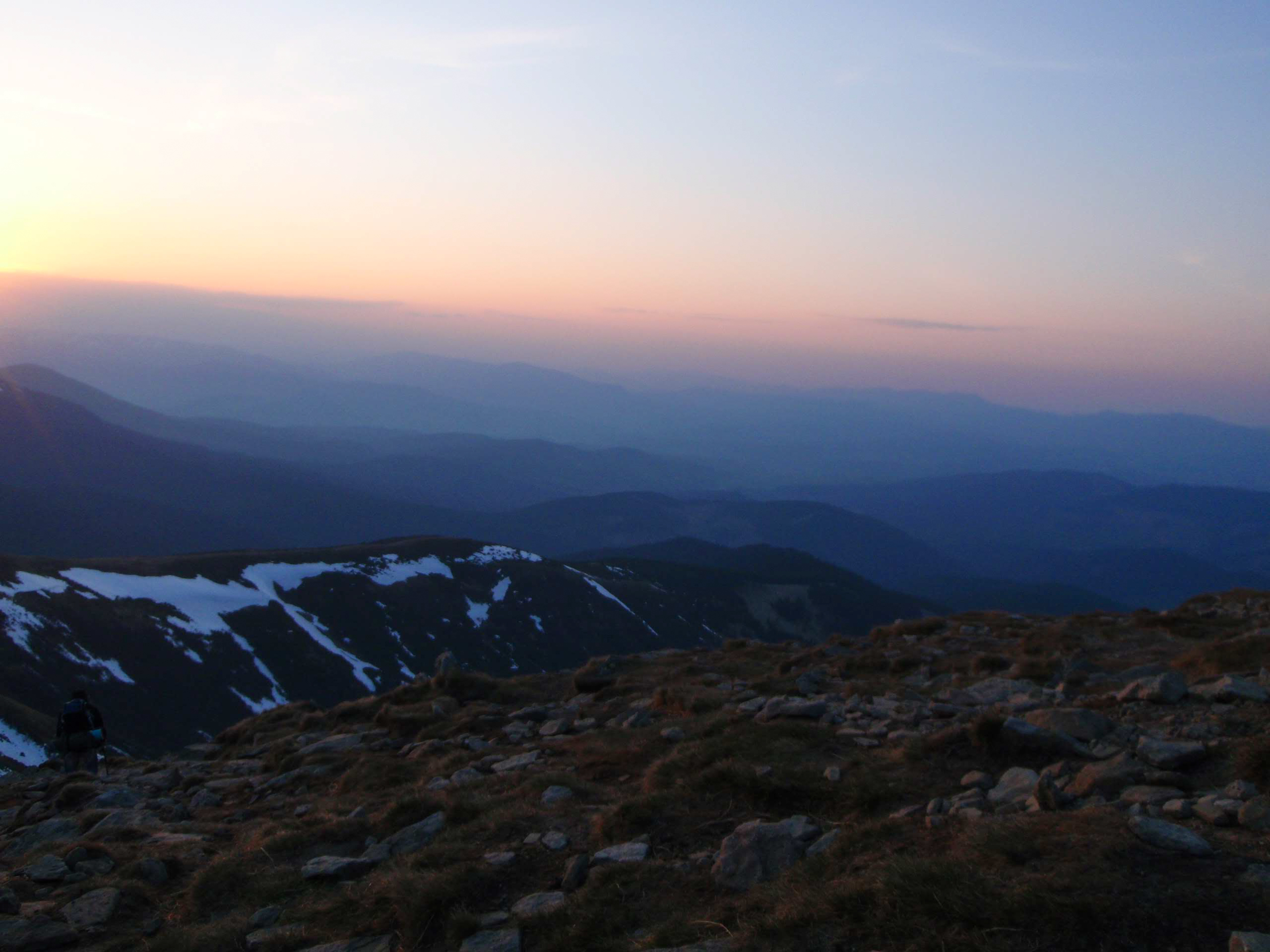 Mountains at sunset