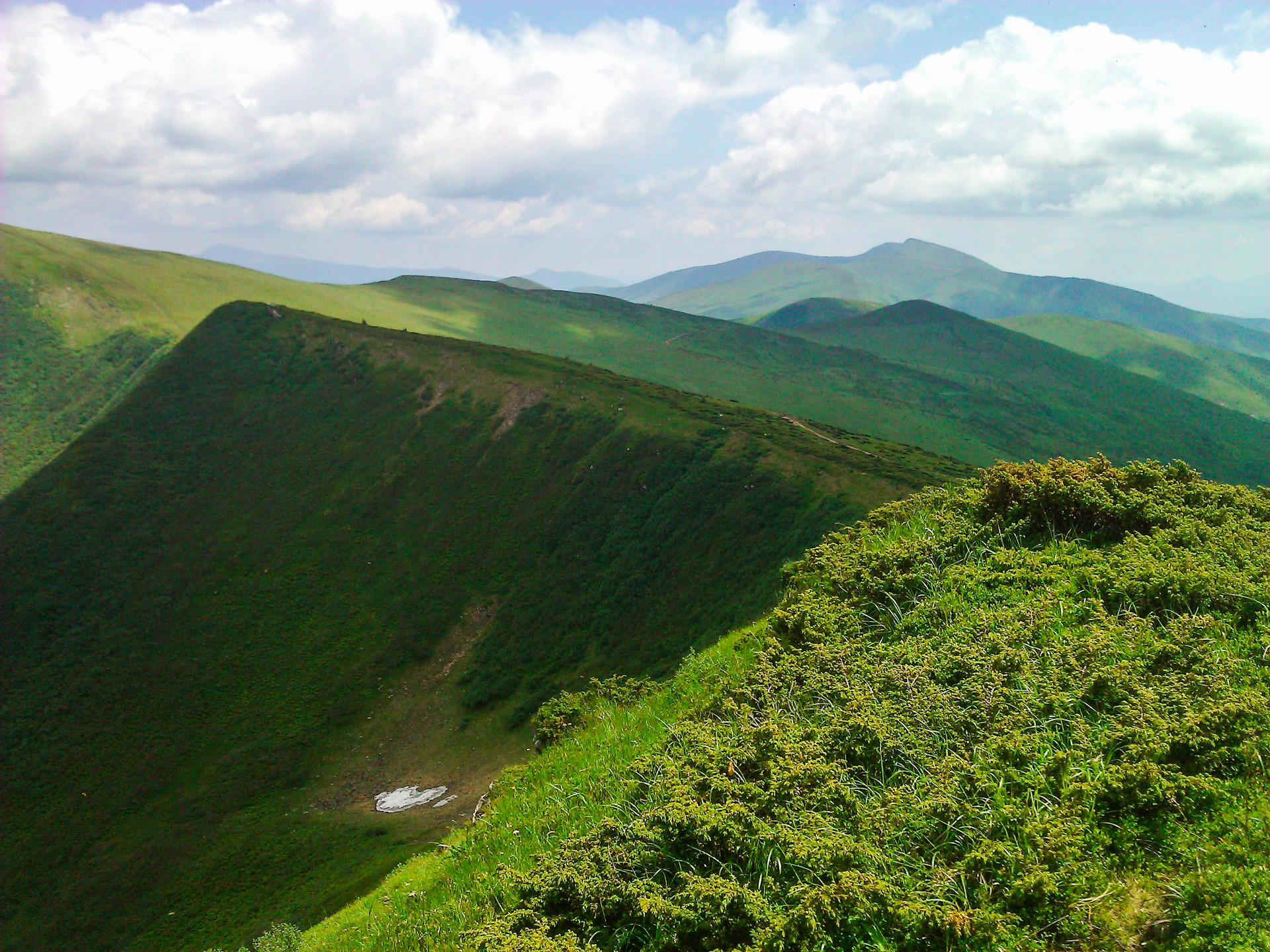 Mountain range Svidovets